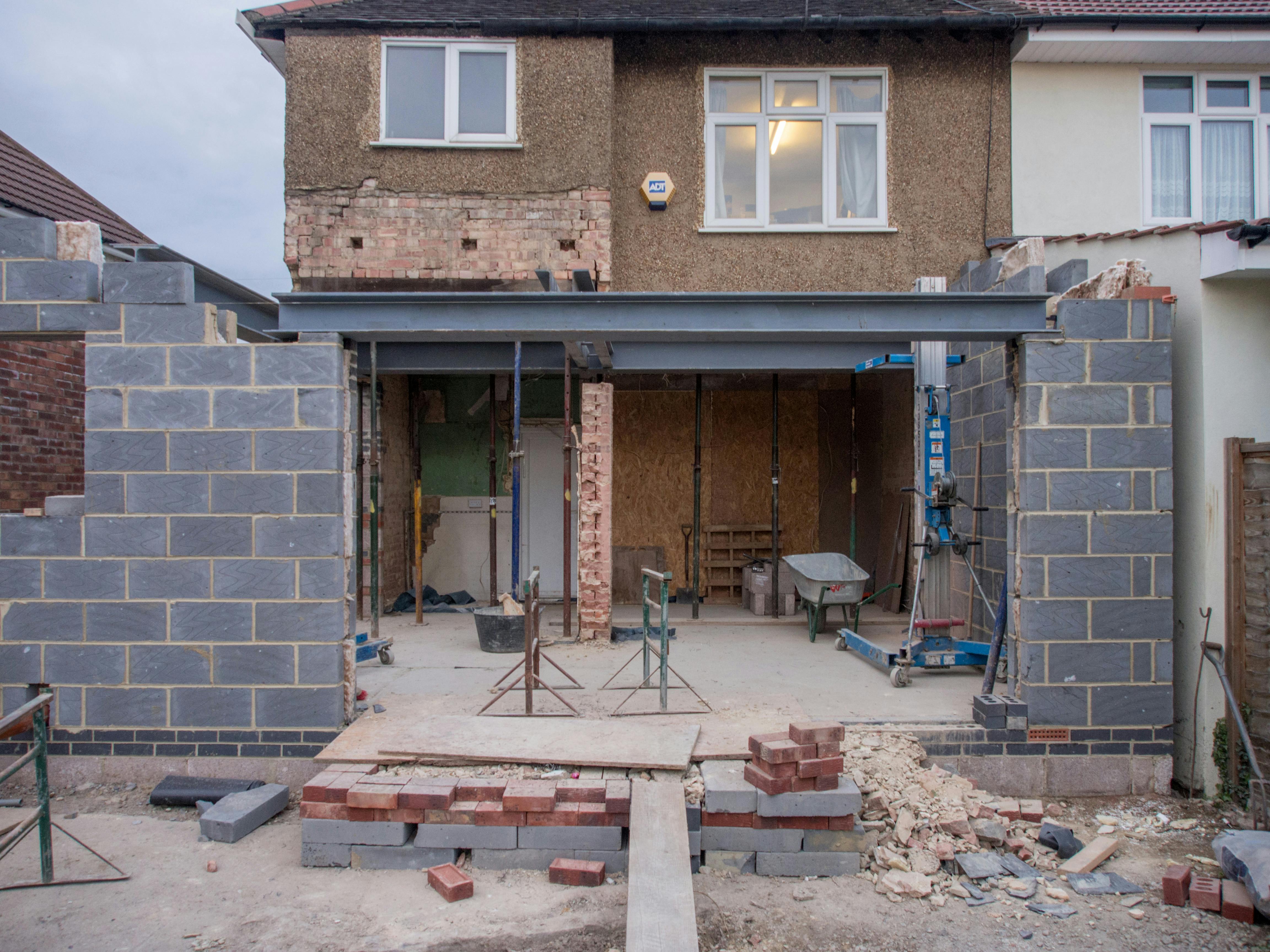 A property in construction