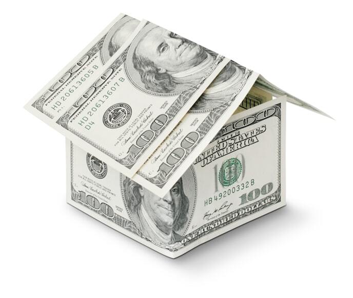 A house made up of money