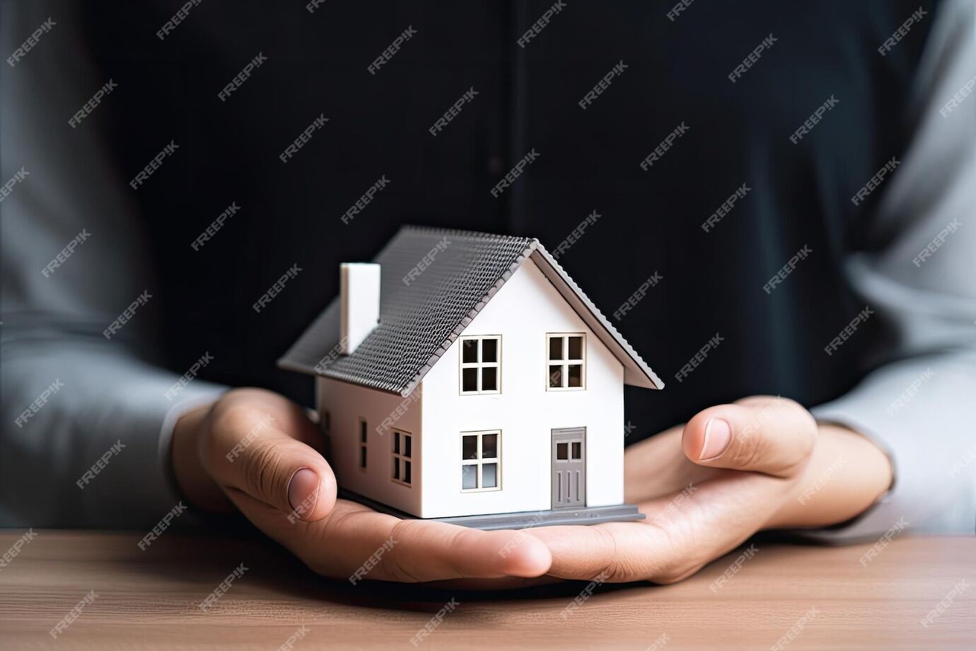 woman-showing-with-one-hand-mini-house-real-state-concept-ai-generative_123827-24098